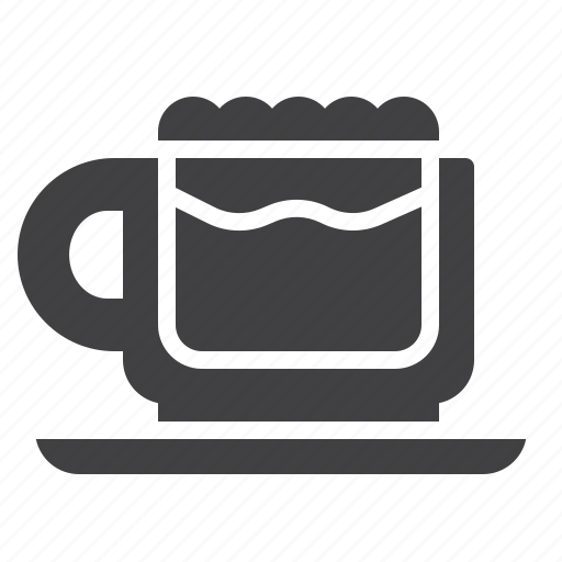 Whipped, cup, mocha, foam icon - Download on Iconfinder