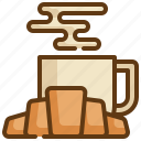 bakery, break, drink, beverage, coffee icon