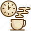 time, relax, break, coffee icon 