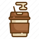 cup, hot, drink, beverage, coffee icon