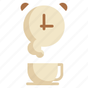 cup, tume, break, relax, coffee icon