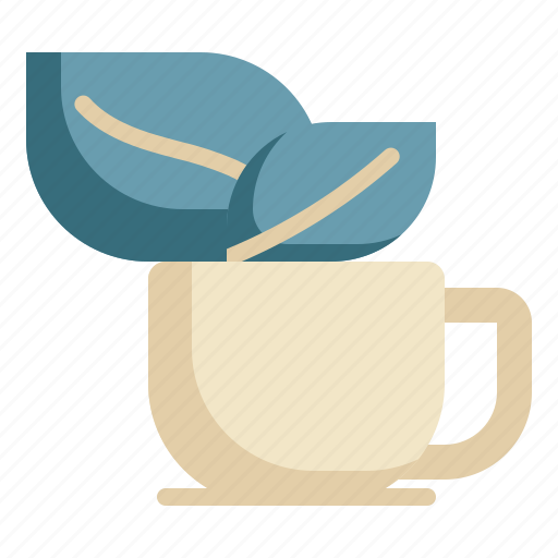 Leaves, bean, seed, drink, cup, coffee icon icon - Download on Iconfinder