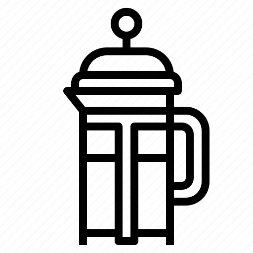 Americano, coffee, drink, frenchpress icon - Download on Iconfinder