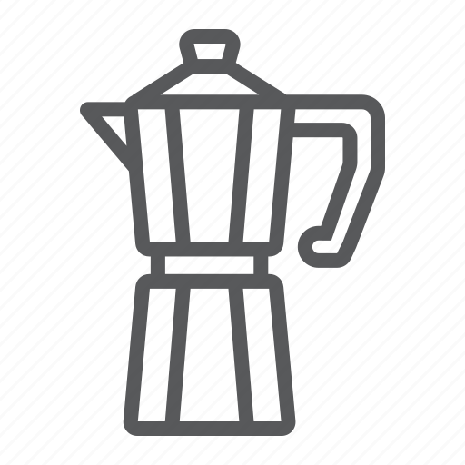 Cafe, coffee, drink, hot, maker, pot, moka icon - Download on Iconfinder
