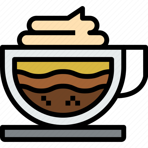 Beverage, coffee, cup, drink, glass icon - Download on Iconfinder