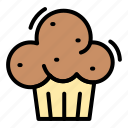 brownies, cupcake, dessert, cake, bakery, pastry, bread