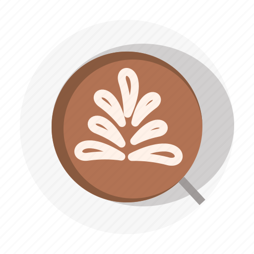 Brown, cafe, coffee, latte, vintage icon - Download on Iconfinder