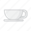 cup, latte, white 