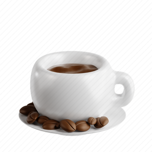 Hot, coffee, hot coffee, 3d icon, 3d illustration, 3d render, steaming 3D illustration - Download on Iconfinder