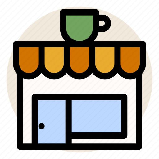 Building, cafe, coffee, cup, drink, mug, shop icon - Download on Iconfinder