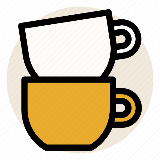 Cafe, coffee, cup, cups, drink, hot drink, mug icon - Download on Iconfinder