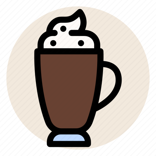 Cafe, coffee, cup, drink, hot drink, mocha, mug icon - Download on Iconfinder
