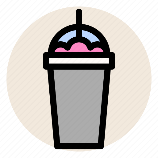 Cafe, coffee, cold drink, cup, drink, frappe, mug icon - Download on Iconfinder