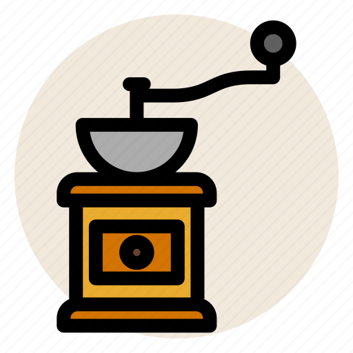 Cafe, coffee, coffee bean, coffee grinder, drink, grinder icon - Download on Iconfinder