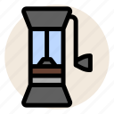 cafe, coffee, coffee bean, coffee grinder, drink, grinder