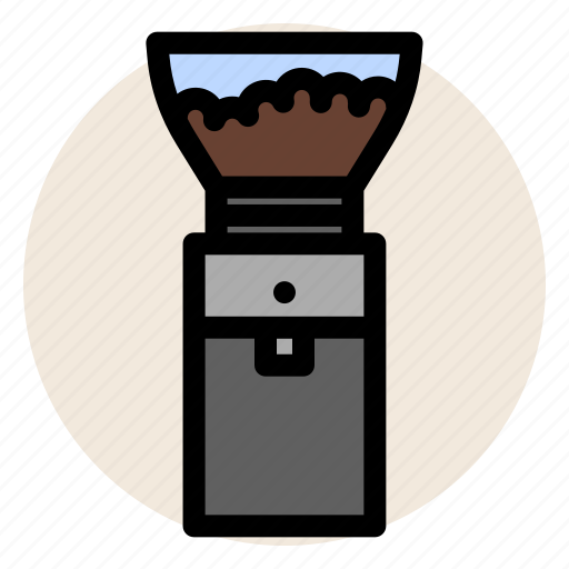 Cafe, coffee, coffee bean, coffee grinder, drink, grinder icon - Download on Iconfinder