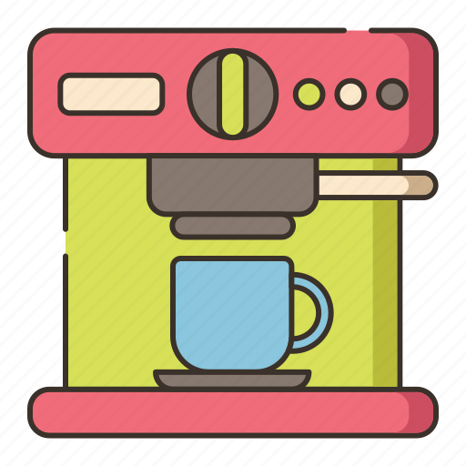 Coffee, coffee machine, coffee maker, machine icon - Download on Iconfinder