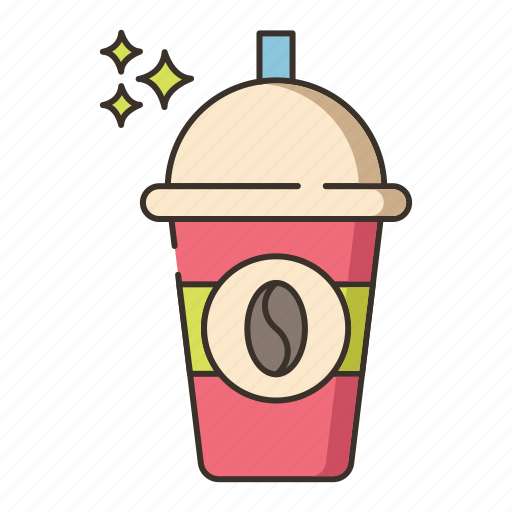 Frappe, frappuccino, ice blended coffee, ice coffee, mocha icon - Download on Iconfinder