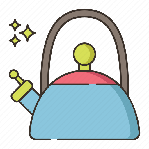 Boil, boiling, hot kettle, hot water, kettle icon - Download on Iconfinder