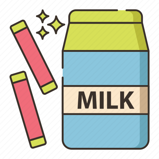 Creamer, dairy, milk, sugar, sugar pack icon - Download on Iconfinder