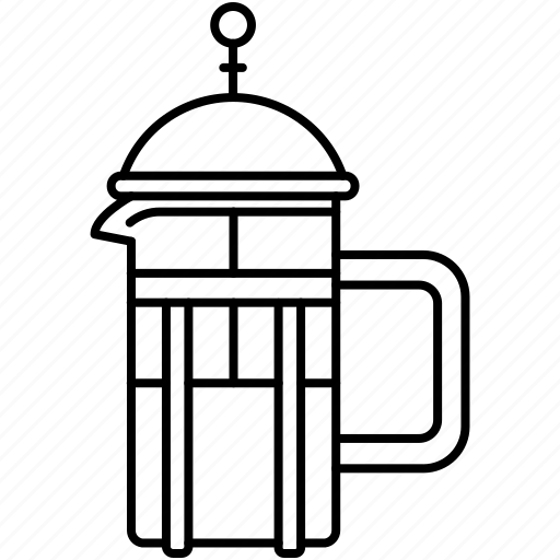 Coffee, coffee machine, frenchpress icon - Download on Iconfinder