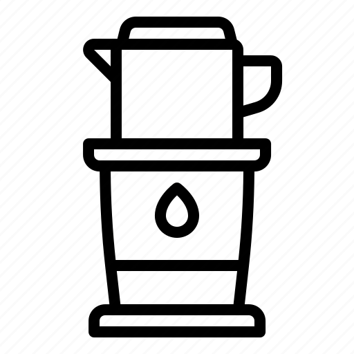 Drip, coffee, drink, beverage, vietnam drip icon - Download on Iconfinder