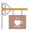 barista, coffee shop sign, coffee sign, equipment 