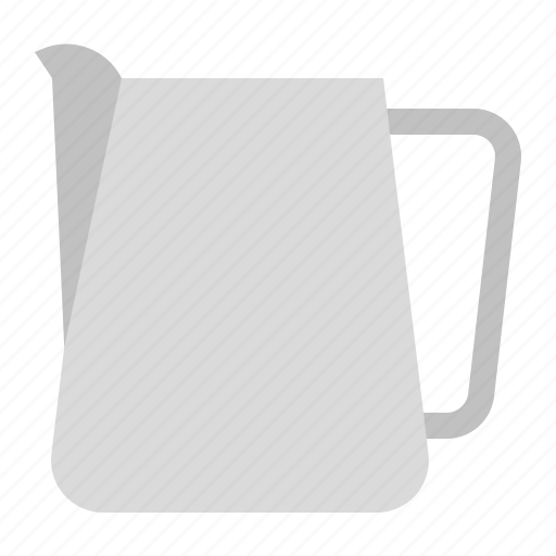 Barista, barista tools, coffee, coffee supplies, equipment, jug, milk pitcher icon - Download on Iconfinder