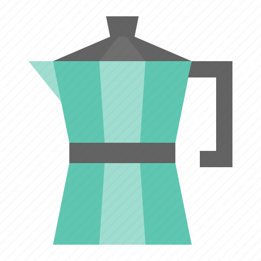 Barista, barista tools, coffee, coffee supplies, equipment, moka pot icon - Download on Iconfinder