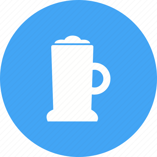 Coffee, cream, drink, frappe, glass, latte, sweet icon - Download on Iconfinder