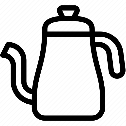 Cafe, coffee, coffee shop, drink, hot, kettle, tool icon - Download on Iconfinder