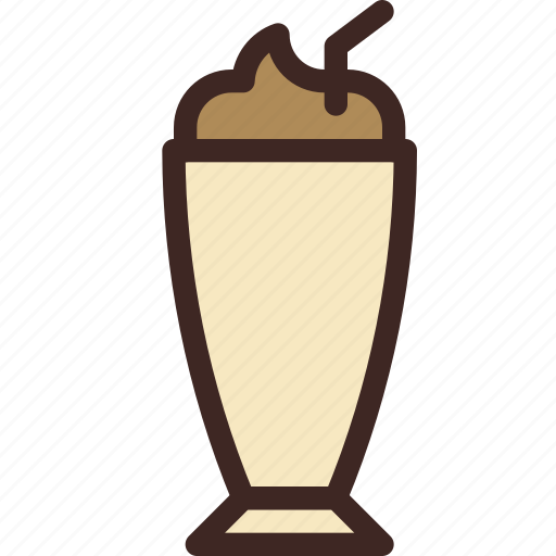 Cafe, coffee, coffee shop, cold, cream, drink, ice icon - Download on Iconfinder