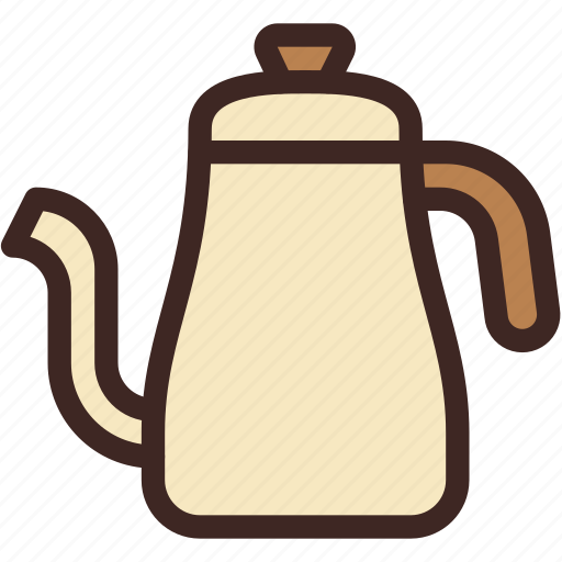 Cafe, coffee, coffee shop, drink, hot, kettle, tool icon - Download on Iconfinder