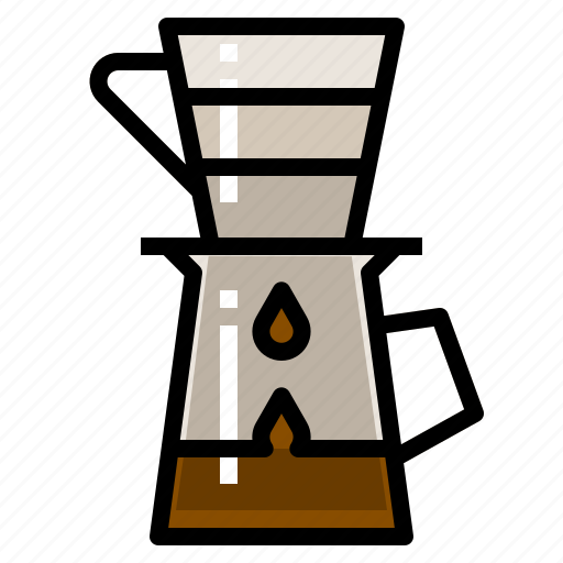 Coffee, dripper, filter, maker, slow icon - Download on Iconfinder