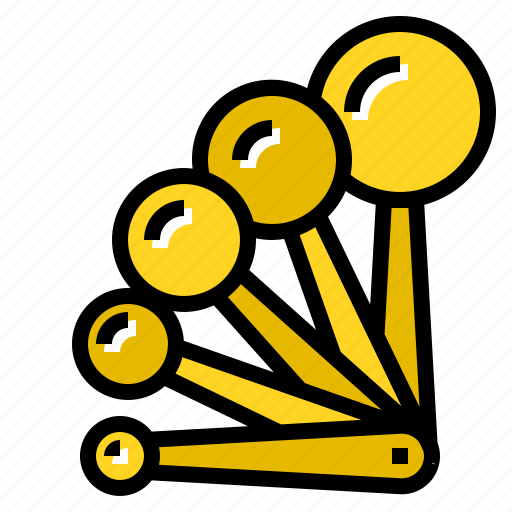 Cookware, ingredients, measuring, mixed, ratio, spoon icon - Download on Iconfinder