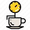coffee, cup, hot, temperature, thermometer