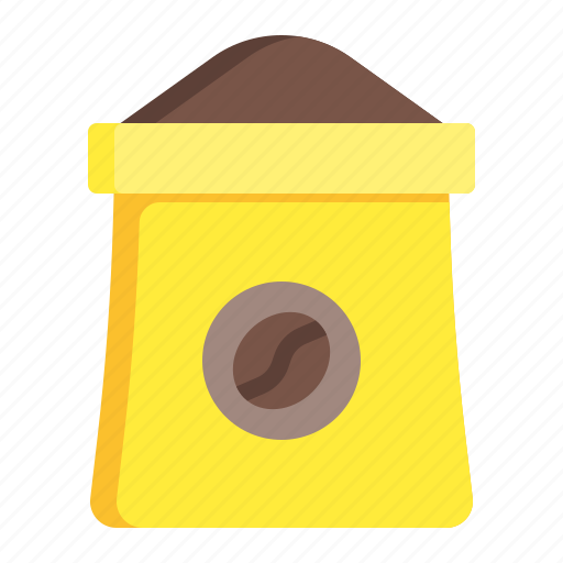 Bag, bean, coffee, sack, seed, shop icon - Download on Iconfinder