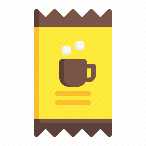 Coffee, cube, sachet, shop, store, sugar icon - Download on Iconfinder