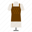 apron, clothes, dress, housewife