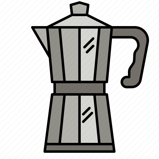 Moka, pot, coffee, espresso, shop icon - Download on Iconfinder