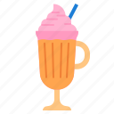 milkshake, smoothie, coffee, shop, ice, cream
