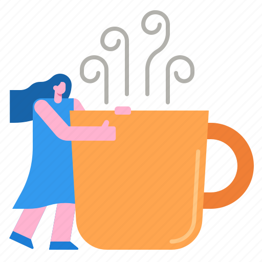 Relaxing, coffee, break, cup, women icon - Download on Iconfinder