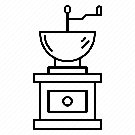 Coffee, grinder, mill, kitchenware icon - Download on Iconfinder