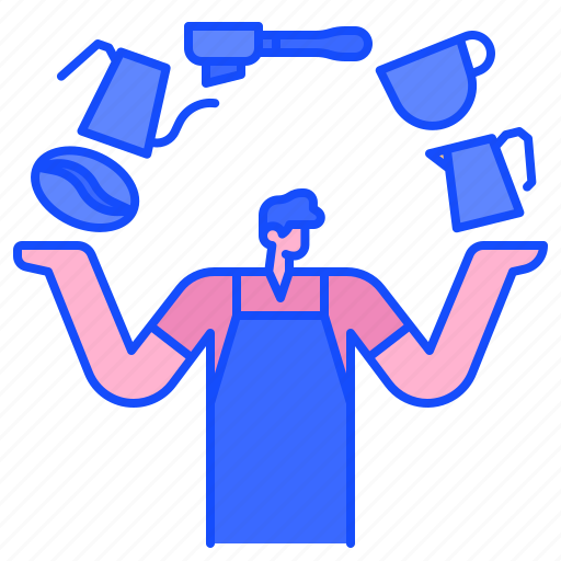 Barista, coffee, shop, man, equipment icon - Download on Iconfinder