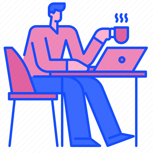 Working, cafe, coffee, shop, laptop, relax icon - Download on Iconfinder