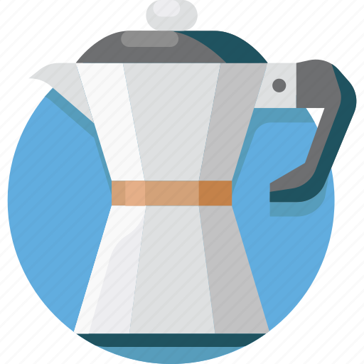 Moka pot, pot, moka, coffee, shop, coffee shop, espresso icon - Download on Iconfinder