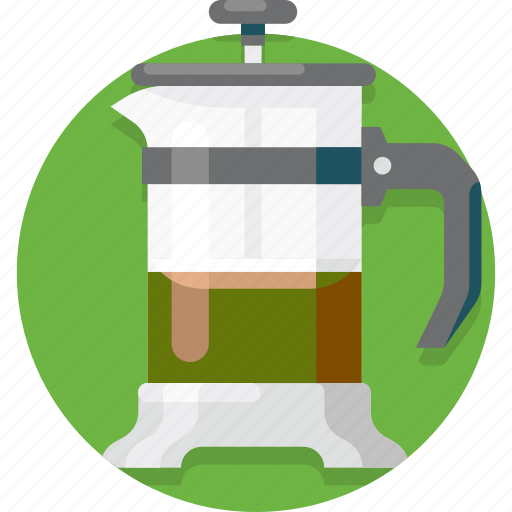 French press, coffee, shop, coffee shop, hot, cafe, store icon - Download on Iconfinder
