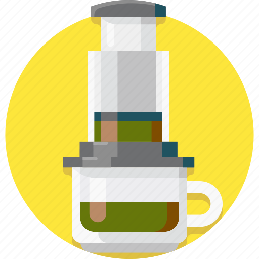Aeropress, espresso, coffee, cafe, cappuccino icon - Download on Iconfinder
