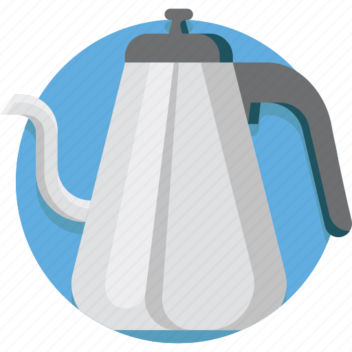 Coffee pot, kettle, kitchen, pot, teapot, cooking, drink icon - Download on Iconfinder