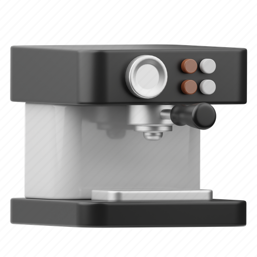 Coffee, machine, cafe, shop, restaurant, business, beverage 3D illustration - Download on Iconfinder